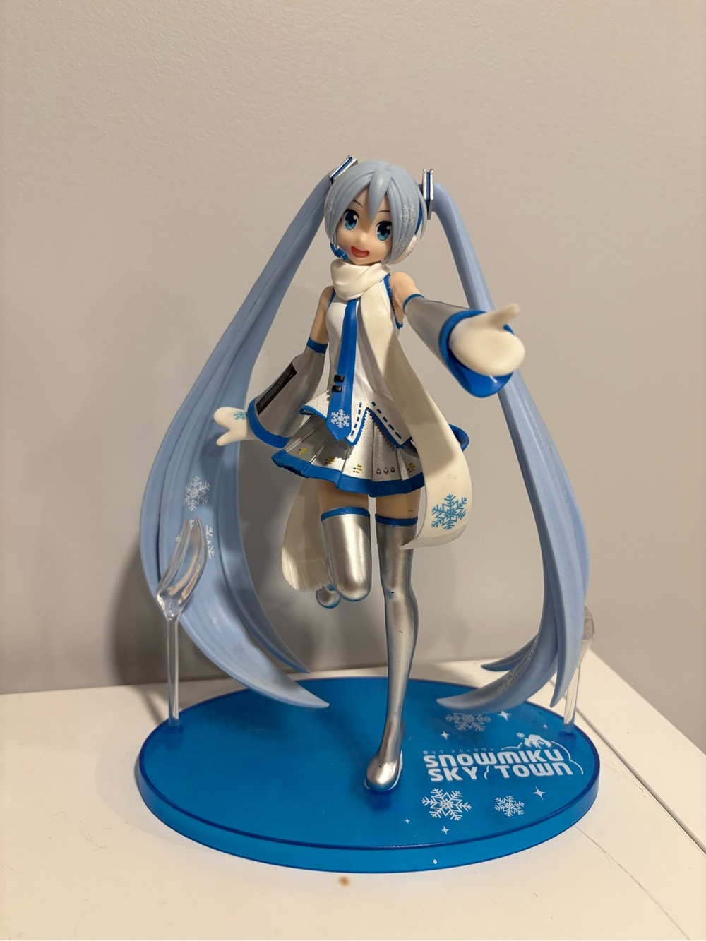 & Other Stories Winter Figurine - Light Blue, White, Silver